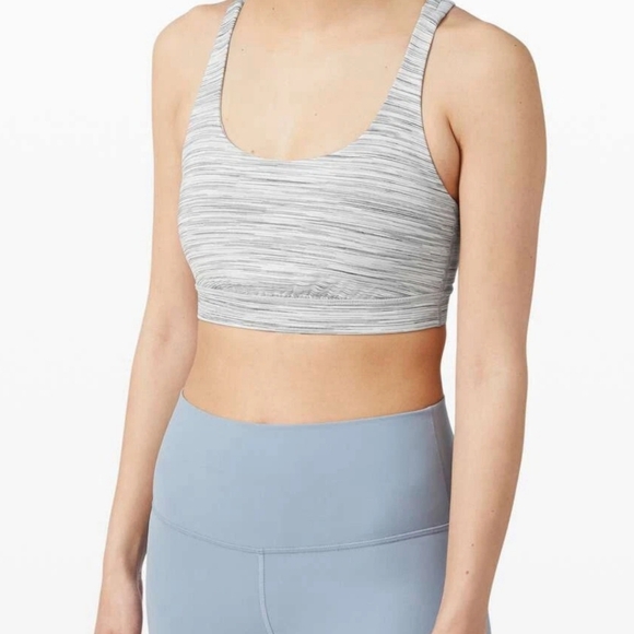 lululemon athletica Other - lululemon athletica Gray Sports Bra Medium Impact